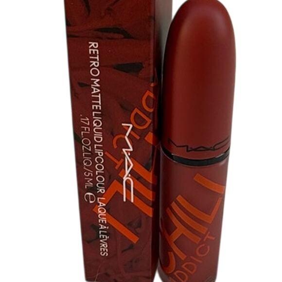 MAC Cosmetics Retro Matte Liquid Lipcolour Limited Edition 135 Chili Addict  New - Picture 1 of 6